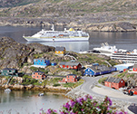 MS Hamburg in Sisimiut © Plantours
