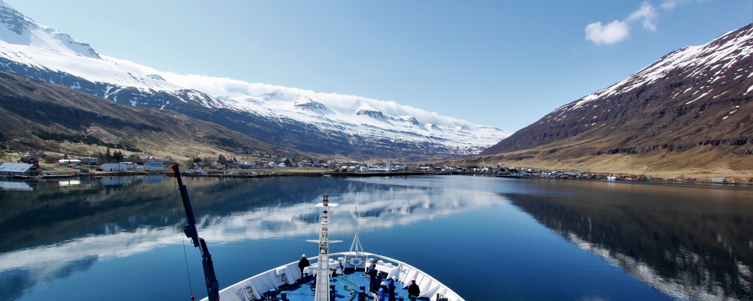 Schiffsbug in Island © Hermann Helguson